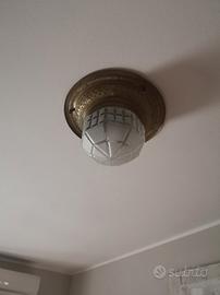 plafoniera Liberty in ottone