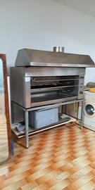 Forno girapollo 36 pezzi a metano
