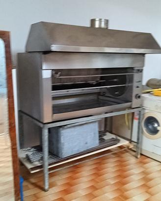 Forno girapollo 36 pezzi a metano