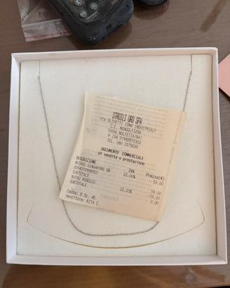 Collana Stroili Oro Nuova con scontrino