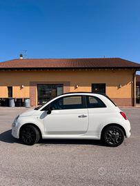 500 Cabrio allestimento Sport Bianca e Nera