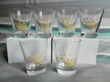 Sei Bicchierini da caffè Thun edizione limitata