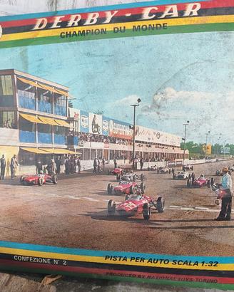 Pista elettrica vintage Derby-Car National Toys