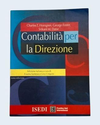 Contabilità per la Direzione - Horngren ISEDI