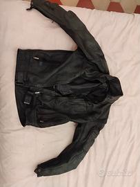 giacca da moto in pelle No Fear