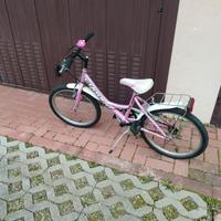 bici bimba rosa