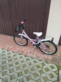bici bimba rosa