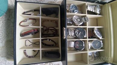 Set di orologi e bracciali per uomo 