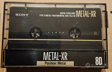 Audiocassetta Sony Metal XR 80
