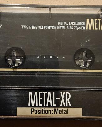 Audiocassetta Sony Metal XR 80