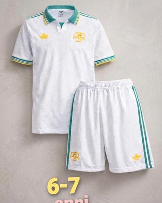 Maglia e pantaloncino Roma 2026 6-7 anni nuovo