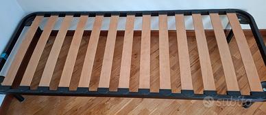 Branda Letto con toghe in legno per letto singolo