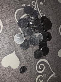 lotto 37 monete da 50 lire Repubblica Italiana 