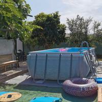 Bestway Powersteel 549x274x122cm + motore a sabbia