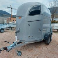 Trailer trasporto cavalli 2 posti in vetroresina