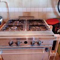 4 fuochi zoppas con forno + cappa