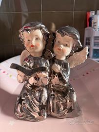 Portacandele in ceramica