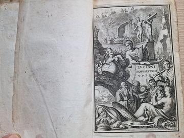 Libri antichi Luciano Opera 2vol.1687