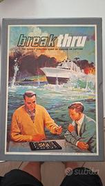 Gioco da tavolo vintage Breakthru del 1965