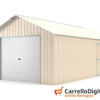 Baracca cantiere box 438x724 con saracinesca beige