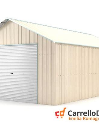 Baracca cantiere box 438x724 con saracinesca beige