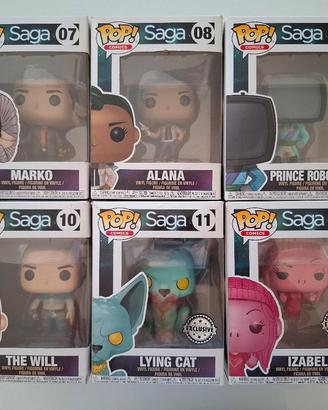 Lotto Funko Pop serie Saga