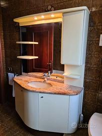 Mobile bagno completo con piano in marmo