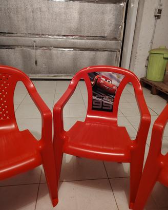 sedie di plastica per bambini