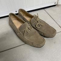 SCARPE MOCASSINO UOMO PELLE SCAMOSCIATA 43