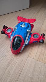 Aereo Spiderman Marvel jet giocattolo bambino