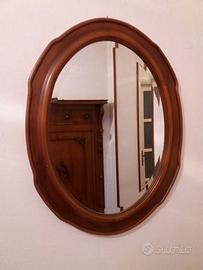 Lampada a colonna - Specchio ovale