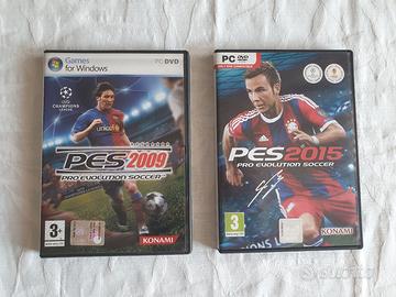 Giochi PC PES 2009 e PES 2015