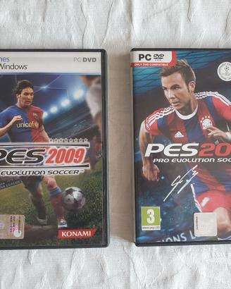 Giochi PC PES 2009 e PES 2015