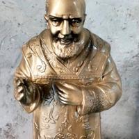 statua Padre pio  colore Bronzo 40 cm circa 