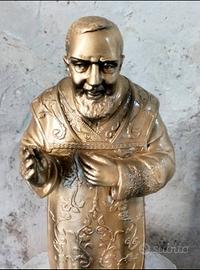 statua Padre pio  colore Bronzo 40 cm circa 