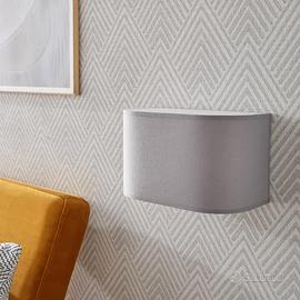 Applique moderno Manon grigio 4pezzi E27 INSPIRE