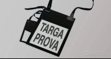 spostamenti veicoli con targa di prova