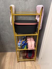 Mobiletto con scaffali bagno
