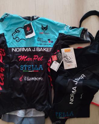 Divisa estiva ciclismo professionale MSTINA tg XS