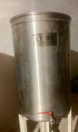 Contenitore acciaio 100 lt