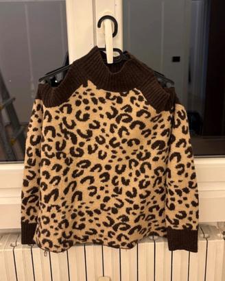 Maglioncino leopardato