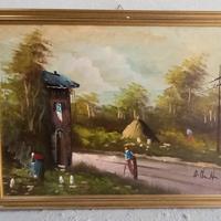 Quadro olio su tela 