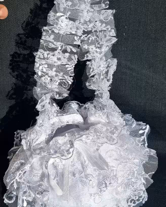 Borsa da sposa di lusso in pizzo, nuova di zecca