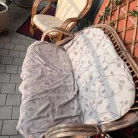 Divano di vimini da giardino