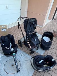 Trio Cybex Priam Rose Gold + seggiolino auto Cybex