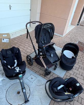 Trio Cybex Priam Rose Gold + seggiolino auto Cybex