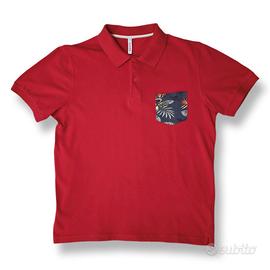 Polo Sun68 da uomo, Rossa, Taglia M