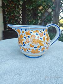 Brocca / caraffa in ceramica Deruta dipinta a mano