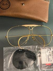 Occhiali da sole Ray-Ban B&L Shooter montatura oro