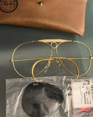 Occhiali da sole Ray-Ban B&L Shooter montatura oro